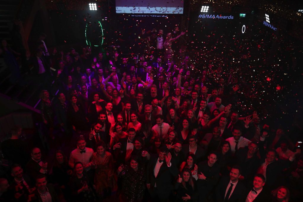 BIMA Awards group photo 2023